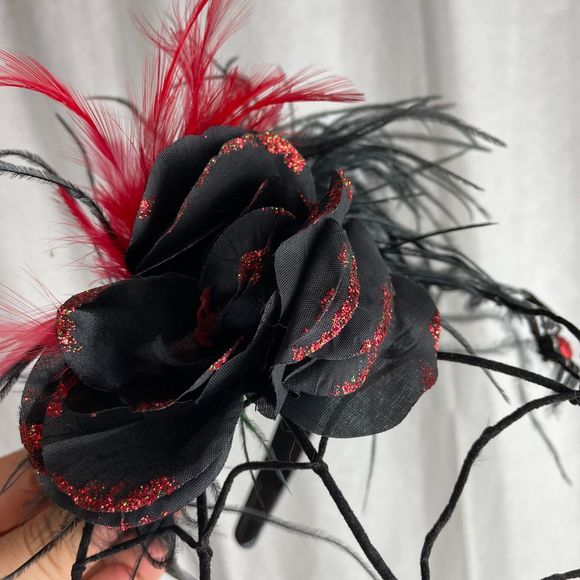 Spiderweb Head Piece Headband Halloween Costume Cobweb - Picture 9 of 11